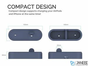 استند شارژ آیفون و ایرپاد AHA Style 2in1 Charging Dock