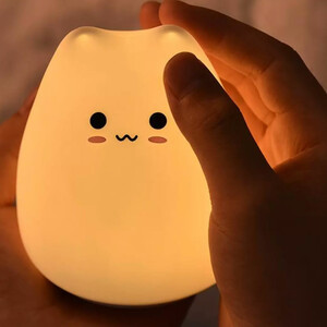 چراغ خواب رومیزی فانتزی طرح گربه LJC-124