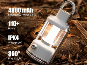 لامپ شارژی مسافرتی، دافع حشرات و پاور بانک شارژی ضدآب Outdoor Mosquito Repellent Lamp 391