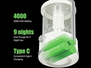 لامپ دافع حشرات و پاور بانک شارژی ضدآب Outdoor Mosquito Repellent Lamp 391