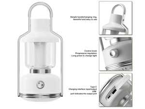 چراغ دافع حشرات و پاور بانک شارژی ضدآب Outdoor Mosquito Repellent Lamp 391