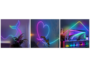 بهترین ریسه هوشمند 3 متری گووی Govee Neon LED strip 3m with WiFi APP Control H61A0