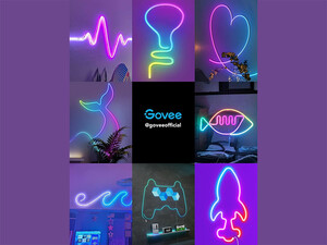 بهترین ریسه هوشمند 3 متری گووی Govee Neon LED strip 3m with WiFi APP Control H61A0