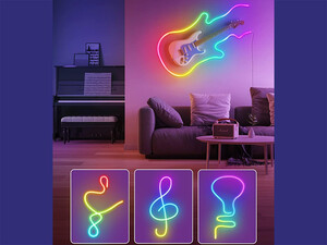 فروش ریسه هوشمند 3 متری گووی Govee Neon LED strip 3m with WiFi APP Control H61A0