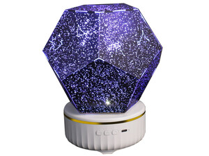 لامپ چرخ فلکی و اسپیکر بلوتوث LED 3D Starry Sky Projector Lamp Plus WZXKD-02