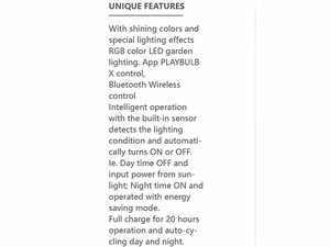 چراغ خورشیدی فضای سبز بلوتوثی هوشمند ضدآب مایپو MIPOW BTL400 Bluetooth Intelligent LED Solar Energy