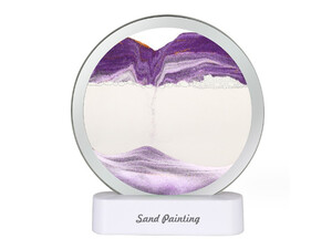 فروش چراغ شب تزیینی سه بعدی شن و ماسه Quicksand Painting Dynamic Hourglass Ornament Lamp 3d Three-Dimensional