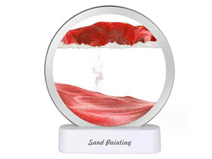 قیمت چراغ شب تزیینی سه بعدی شن و ماسه Quicksand Painting Dynamic Hourglass Ornament Lamp 3d Three-Dimensional