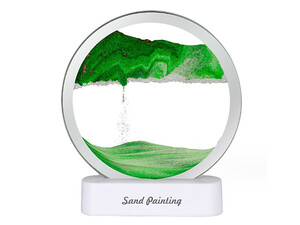 فروش چراغ شب تزیینی سه بعدی شن و ماسه Quicksand Painting Dynamic Hourglass Ornament Lamp 3d Three-Dimensional