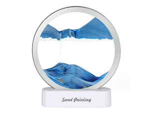 کیفیت چراغ شب تزیینی سه بعدی شن و ماسه Quicksand Painting Dynamic Hourglass Ornament Lamp 3d Three-Dimensional