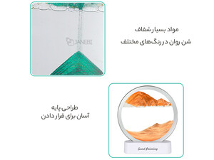 فروش چراغ شب تزیینی سه بعدی شن و ماسه Quicksand Painting Dynamic Hourglass Ornament Lamp 3d Three-Dimensional