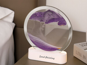 فروش چراغ شب تزیینی سه بعدی شن و ماسه Quicksand Painting Dynamic Hourglass Ornament Lamp 3d Three-Dimensional