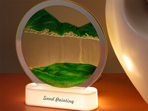 فروش چراغ شب تزیینی سه بعدی شن و ماسه Quicksand Painting Dynamic Hourglass Ornament Lamp 3d Three-Dimensional