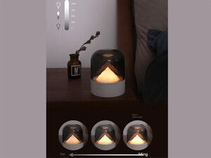 بهترین چراغ خواب هفت رنگ کوچک LED Retro Nostalgic Small Night Lamp Bedside Seven-Color Ambience Light