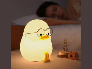 چراغ خواب سیلیکونی اردک ناز Emo Duck Kids Night Light,Cute And Dimmable Silicone Lamp