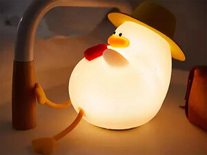 خرید چراغ خواب سلیکونی فانتزی Silicone LED Duck Night Light Holiday Creative Rechargeable Bedroom