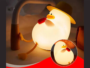 قیمت چراغ خواب سلیکونی فانتزی Silicone LED Duck Night Light Holiday Creative Rechargeable Bedroom