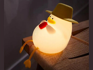 خرید چراغ خواب سلیکونی فانتزی Silicone LED Duck Night Light Holiday Creative Rechargeable Bedroom