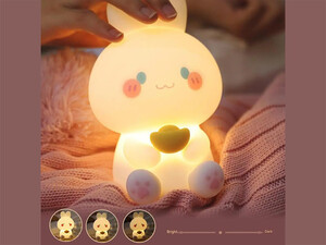 کیفیت چراغ رومیزی کودک طرح خرگوش Mi Meng Youqian Rabbit Good Night Lamp Night Light XR-MM-L2208