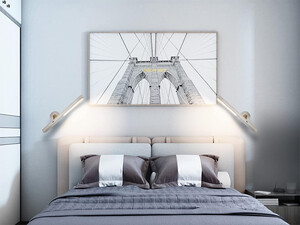 خرید چراغ رومیزی ال ای دی قابل تنظیم لمسیLYTLM LED Desk Lamp, Battery Operated, Touch Dimmable Magnetic Ball, 360°