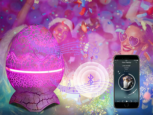 خرید پروژکتور ستاره نور شب مدل تخم دایناسور Dinosaur Egg Galaxy Projector Starry Night Light