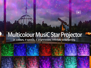 خرید پروژکتور ستاره نور شب مدل تخم دایناسور Dinosaur Egg Galaxy Projector Starry Night Light