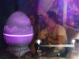 بهترین پروژکتور ستاره نور شب مدل تخم دایناسور Dinosaur Egg Galaxy Projector Starry Night Light