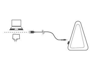 فروش چراغ مطالعه رومیزی مثلثی Gravity Flip Sensor Lamp Reading Light USB Rechargeable Triangle Cordless Desk Lamp