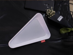 قیمت چراغ مطالعه رومیزی مثلثی Gravity Flip Sensor Lamp Reading Light USB Rechargeable Triangle Cordless Desk Lamp