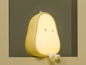 فروش چراغ خواب طرح گلابی اتاق کودک Cute Fruit Pear lamp Silicone Night Light USB Rechargeable Dimming Cartoon Bedroom