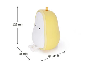 قیمت چراغ خواب طرح گلابی اتاق کودک Cute Fruit Pear lamp Silicone Night Light USB Rechargeable Dimming Cartoon Bedroom