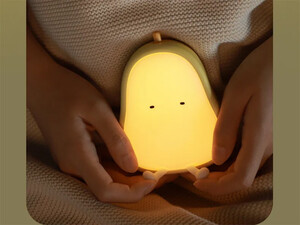 فروش چراغ خواب طرح گلابی اتاق کودک Cute Fruit Pear lamp Silicone Night Light USB Rechargeable Dimming Cartoon Bedroom