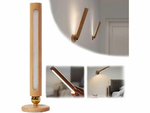 چراغ دیواری ال ای دی چوبی قابل چرخش 360 درجه360 Degree Rotatable Wooden LED Wall Lamp