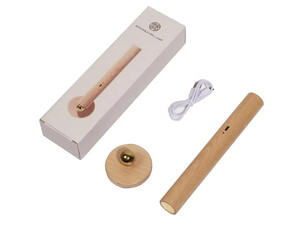 خرید چراغ دیواری ال ای دی چوبی قابل چرخش 360 درجه360 Degree Rotatable Wooden LED Wall Lamp