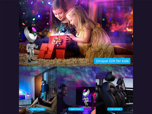 خرید پروژکتور نور شب مدل آدم فضایی با چرخش 180 درجه valktech Night Light Star Projector, Upgraded 180° Rotating ET aliensun Light Projector