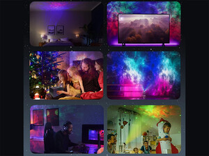 قیمت پروژکتور نور شب مدل آدم فضایی با چرخش 180 درجه valktech Night Light Star Projector, Upgraded 180° Rotating ET aliensun Light Projector