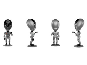 خرید پروژکتور نور شب مدل آدم فضایی با چرخش 180 درجه valktech Night Light Star Projector, Upgraded 180° Rotating ET aliensun Light Projector