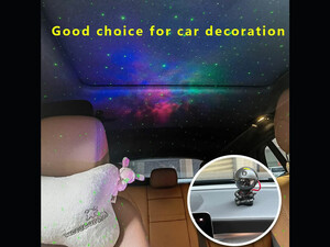 چراغ خواب رومیزی مرد فضانورد با نورهای سحابی Astronaut Star Projector, Kids Night Light, Nebula Projector Light