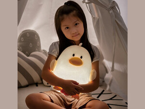 چراغ خواب عروسکی کودکانه رومیزی اردک مخملی Plush Duck Soothing Night Light Children's Warm