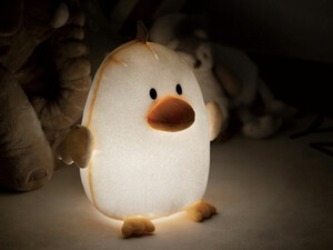 خرید چراغ خواب فانتزی رومیزی اردک مخملی Plush Duck Soothing Night Light Children's Warm