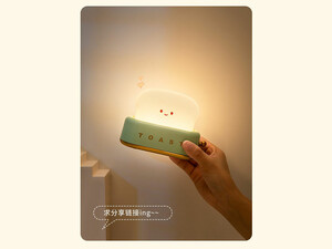 چراغ خواب فانتزی شارژی تایمردار Lamp LED Night Light Bedroom Bedside Timing Sleeping Light