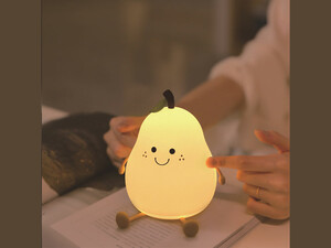 چراغ خواب فانتزی رومیزی قابل شارژ split pear duck night light silicone