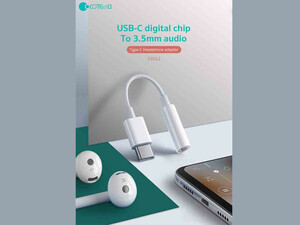 خرید کابل صدای تایپ سی به جک 3.5 میلی‌متری کوتتسی 33012 Coteetci USB-C To 3.5mm audio