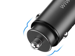 خرید بهترین شارژر فندکی دو پورت تایپ سی ویوو Wiwu Car Charger PC400