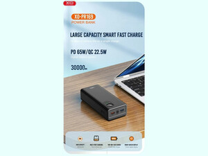 پاوربانک تایپ سی و یو اس بی 30000 ایکس او XO PR169 30000mAh 65W Powerbank