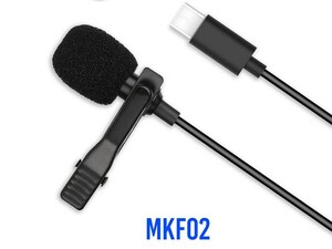 فروش میکروفون تایپ سی ایکس‌او XO-MKF 02 Lavalier Microphone 2M Length Type C