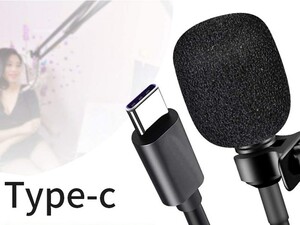 میکروفون تایپ سی ایکس‌او XO-MKF 02 Lavalier Microphone 2M Length Type C