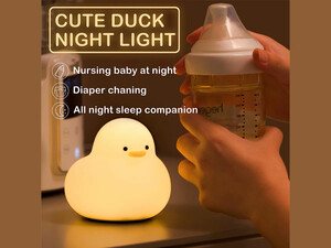 minimalist cute duck cartoon bedroom lamp