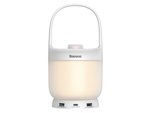 چراغ خواب قابل حمل بیسوس Baseus Moon-white Knob Stepless Dimming Portable Lamp