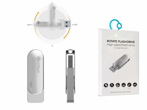 فلش مموری 32 گیگابایت یو اس بی 3.0 کوتتسی Coteetci USB 3.0 rotating flash disk CS8832-32G